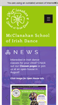 Mobile Screenshot of mcclanahanirishdance.com